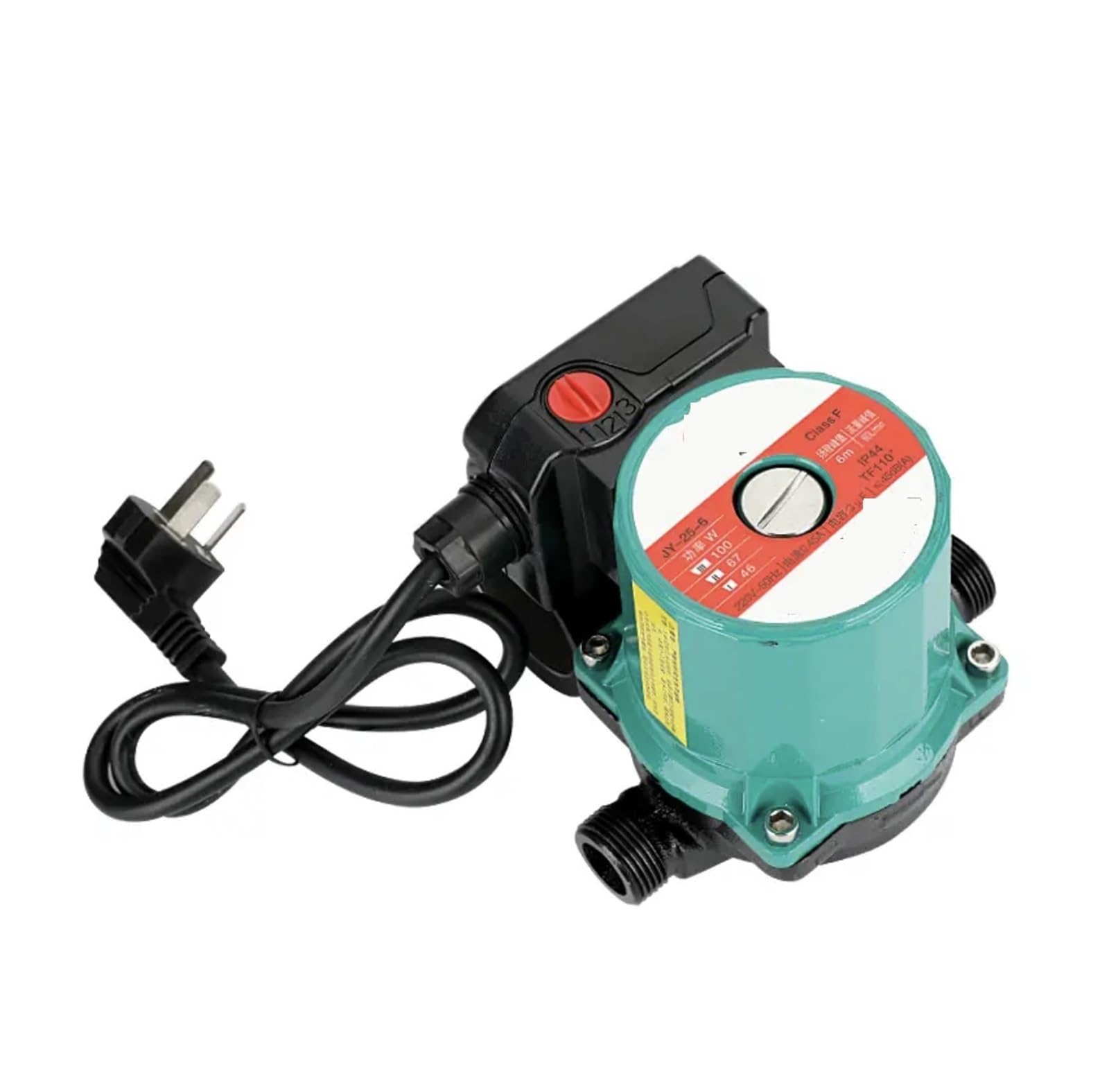 100W Calda Pompa Booster Ultra-silenziosa Riscaldamento Centralizzato Caldaia Pompa Di Circolazione Dell'acqua Calda Condizionatore D'aria Riscaldamento Domestico,Alte prestazioni(Pipe diameter 25mm)