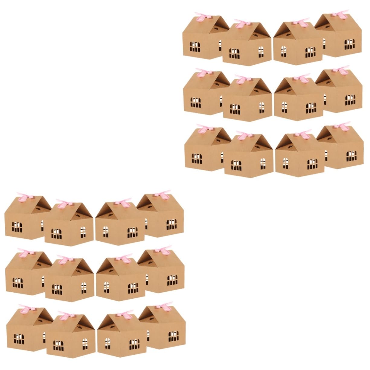 PRETYZOOM 2 Set Di Scatole Di Caramelle Per Le Feste Contenitori Di Carta Per Caramelle Per Matrimoni Compleanni Baby Shower Feste Di Fidanzamento 12 Pezzi * 2