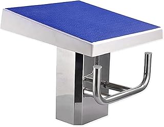 Standard Pool Diving Platform,Outdoor Professional Diving Boards,Non-Slip Swimming Pool Diving Platform,Stainless Steel Pool Jumping Board,Swimming Competition Jumping Platform,50x50x40cm