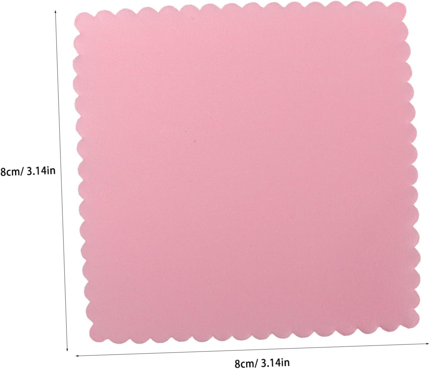 Veemoon 400pcs Microfiber Jewelry Cleaning Cloths Pink Silver Polishing Rags for Jewelry Eyeglasses Screens Reusable Easy to Use