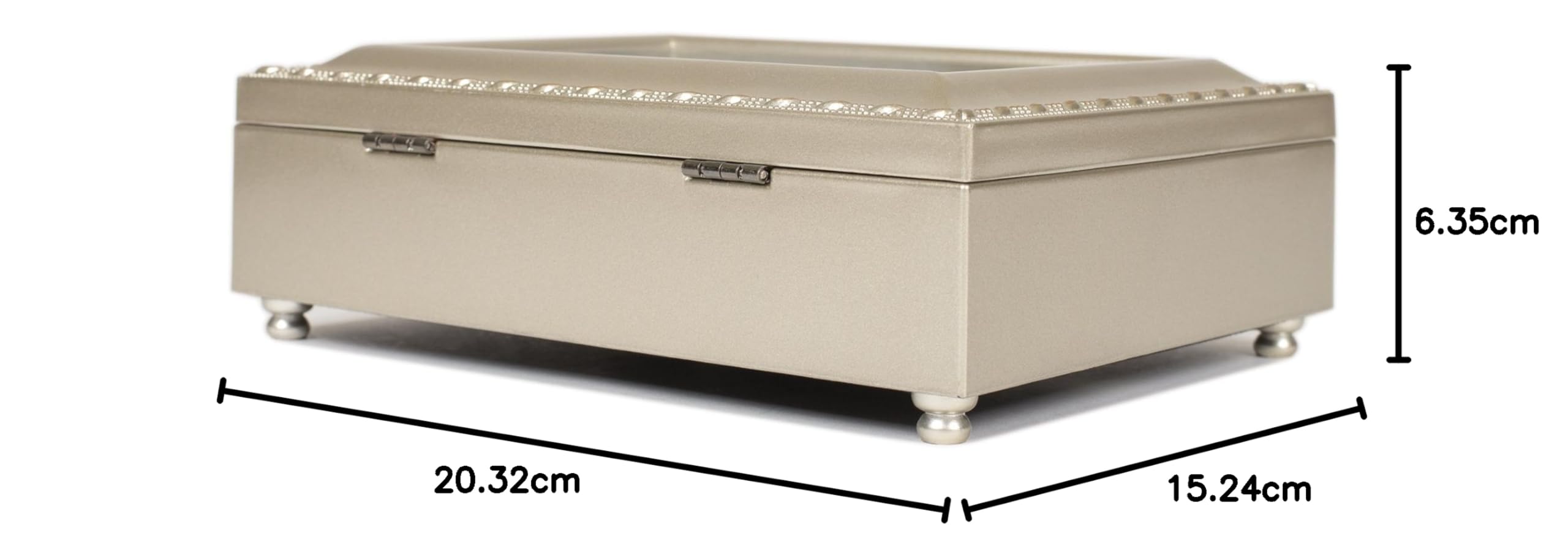 Dearest Enkelin Champagner Silber Cottage Garden Traditionelle Musik Box Light Up My Life