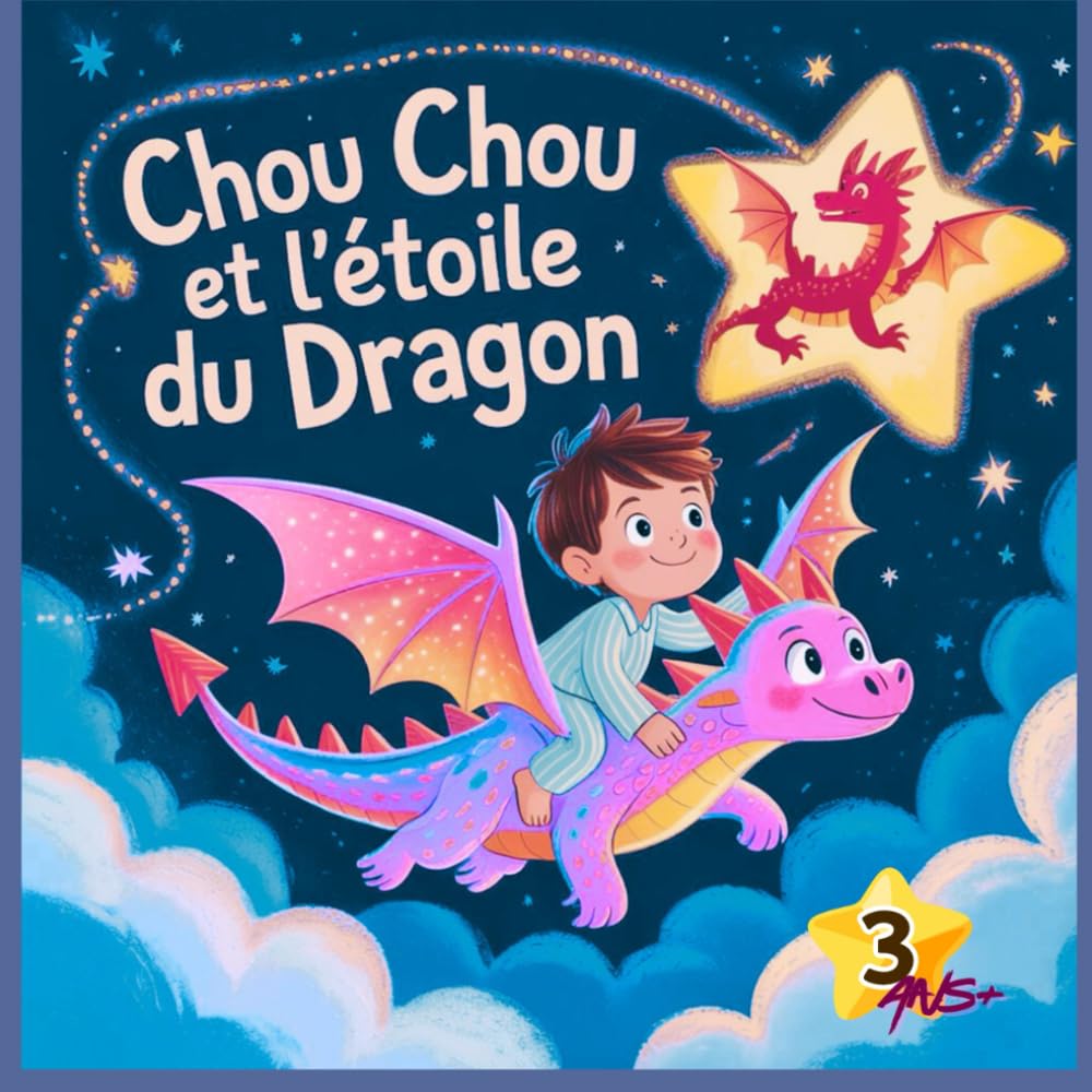 Chou Chou et l ètoile du Dragon.: Livre de coloriage pour enfants a`partir de 3 ans avec Maxime et Chou Chou!