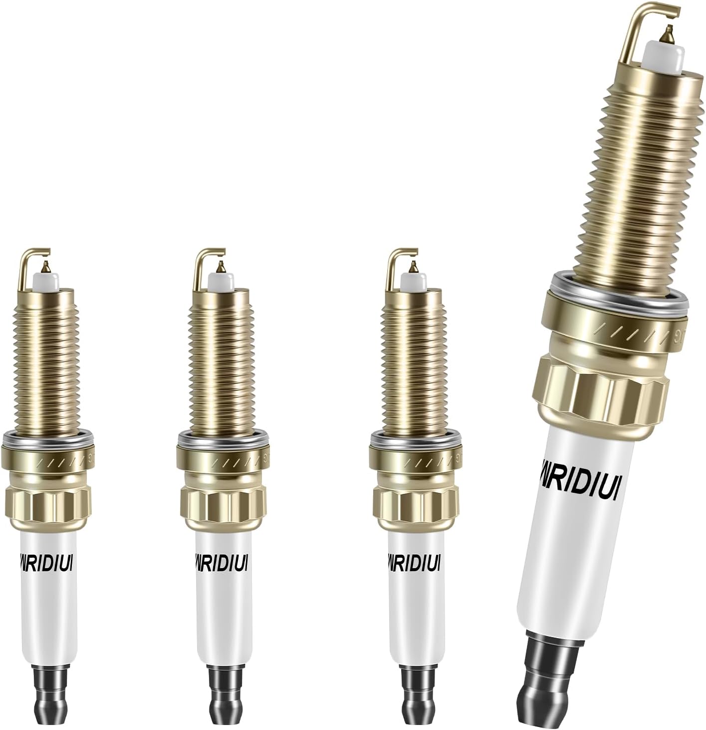 Platinum Iridium Spark Plugs 4 Pack 97506 SILZKBR8D8S Compatible with BMW for 320i for 328i xDrive for 528i xDrive for M5 for M6 for X1 for Z4 for 320i xDrive for 428i for X3 for X4