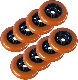 Inline Skate Wheels, Replacement Roller Skating Wheels 85A 100mm Inline Skate Wheels without Bearing (8-Pack) Options Available,Roller Skate Wheels,for Roller Blade Wheel Replacement,Luggage Wheels,o