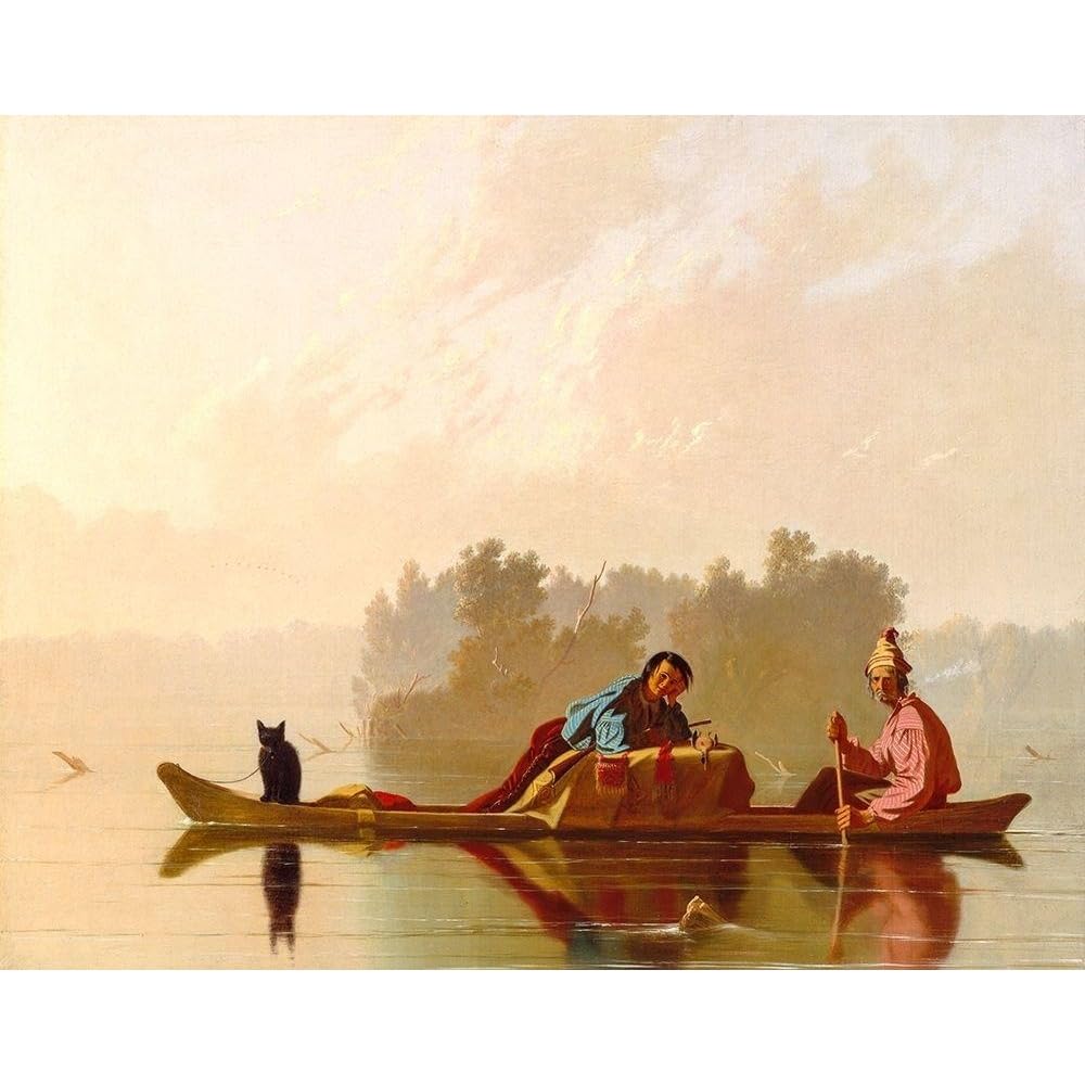 Amazon.com: ArtDirect Fur Traders Descending the Missouri 1845