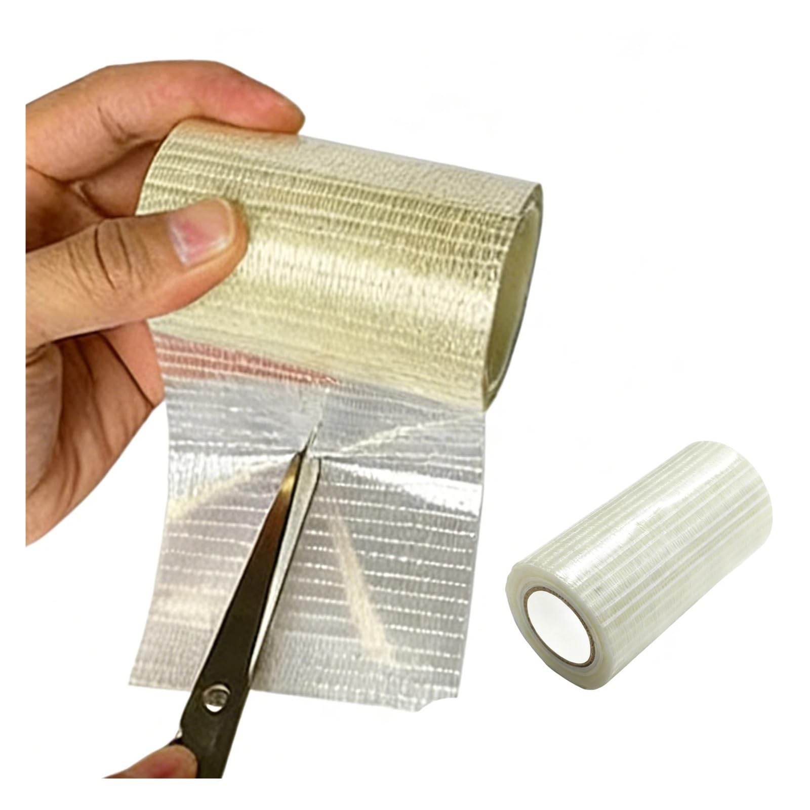Zelt Reparaturband 39/16/29Tape-Reparaturband, 5/6 Zoll breit, Canvas-Gewebe-Reparaturband for Planen, Zelte, Bootsabdeckungen, Segelreparatur(12cmx5m)