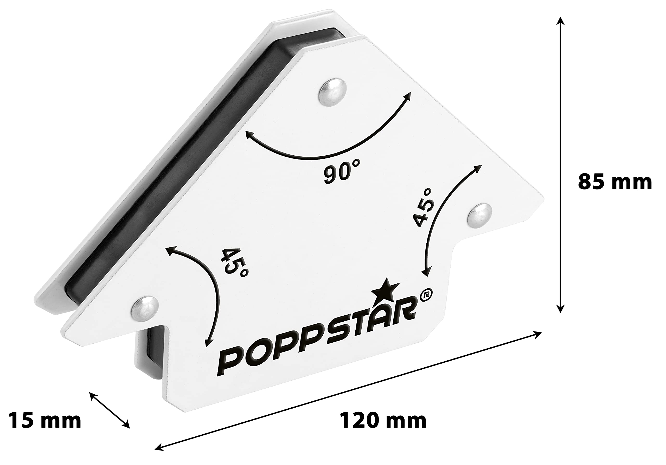 Schweißmagnet-Set 6 Stück (2x klein, 2x groß, 2x Multiwinkel