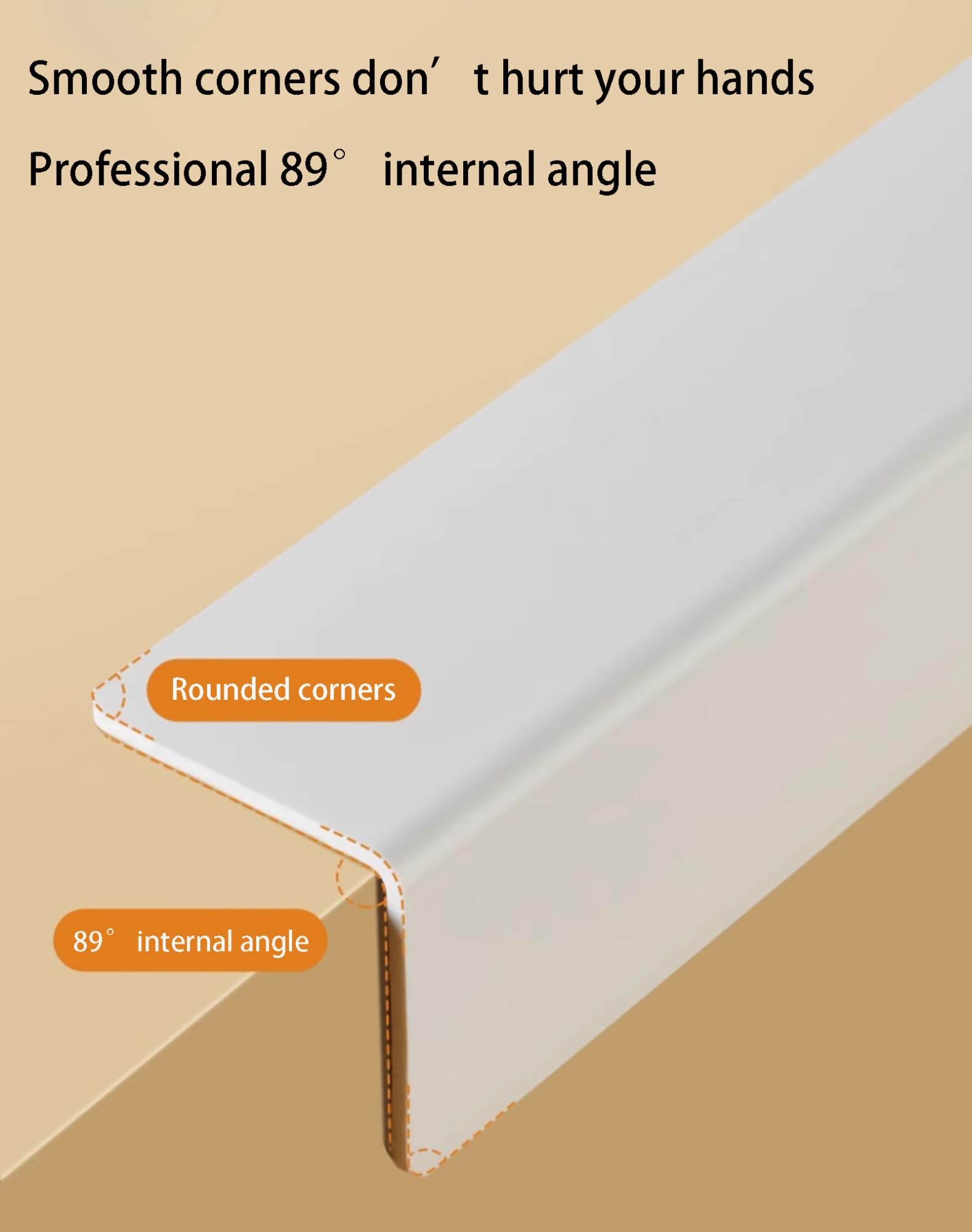 Wand-Eckenschutz, PVC-Wand-Eckschutzkanten-Zierstreifen, selbstklebend, mehrere Größen(Style 1,36mmx36mmx2.5m)