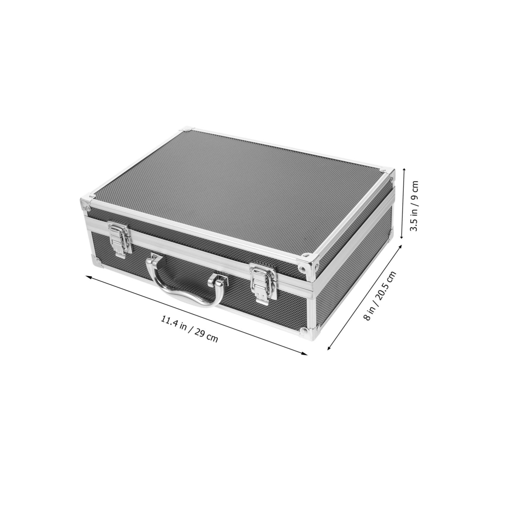 VILLCASE Valigetta Porta Utensili in Lega di Alluminio Manico Ergonomico e Resistente alle Intemperie, Custodia per Attrezzi per Ambienti Esterni Harsh