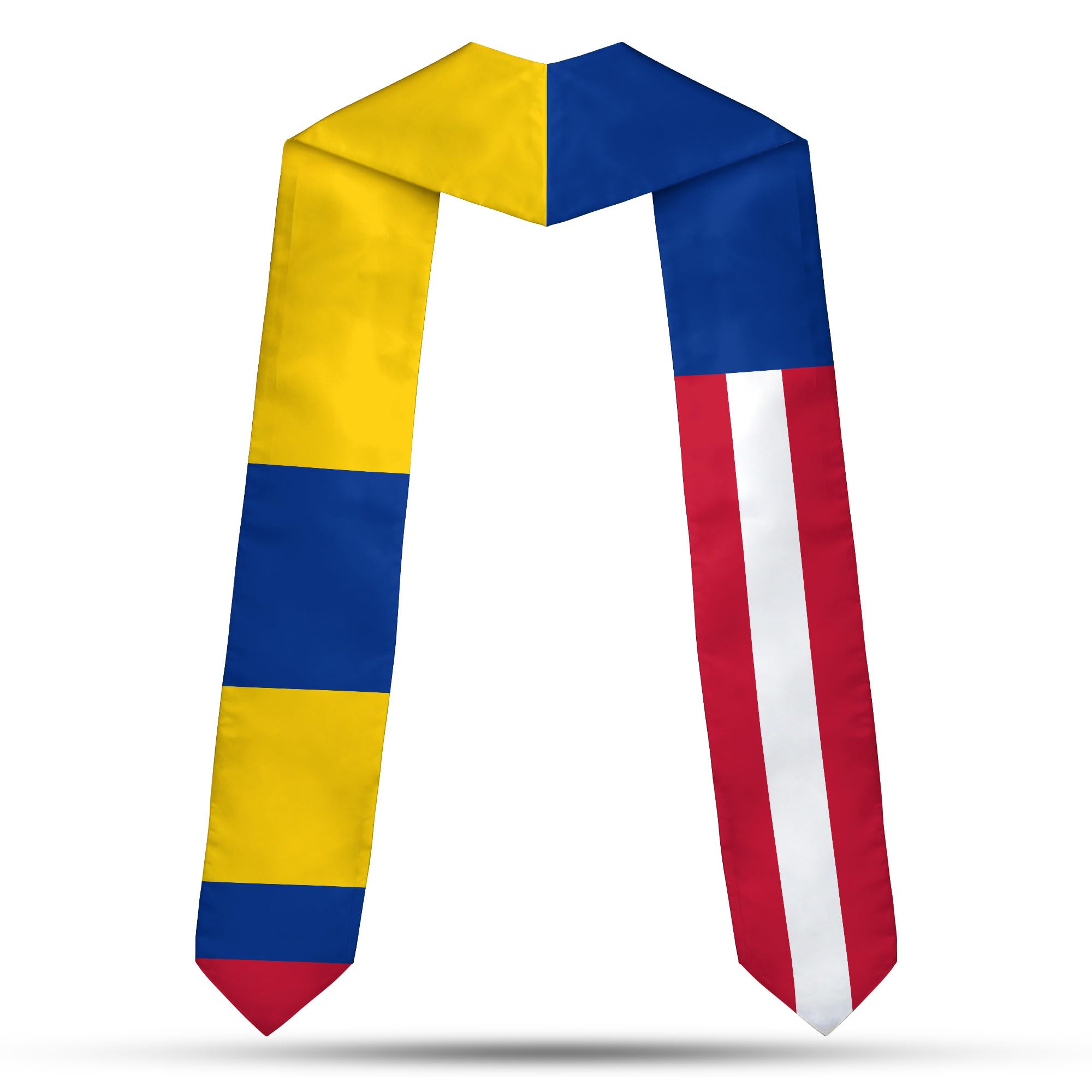 MonkeyVan Colombians Graduation Sash, Custom Colombians American Flag Graduation Sash 2025, Colombia Graduation Stole Style 16