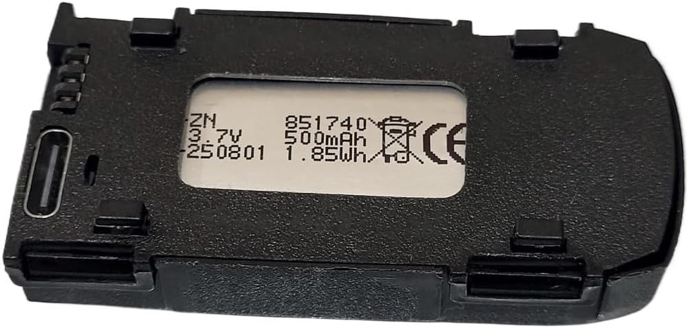 Drone Parts Upgrade Battery 3.7V 500mAh Lipo for Screen Controller Drone K100MAX Part 1/2/3PCS(1PCS)