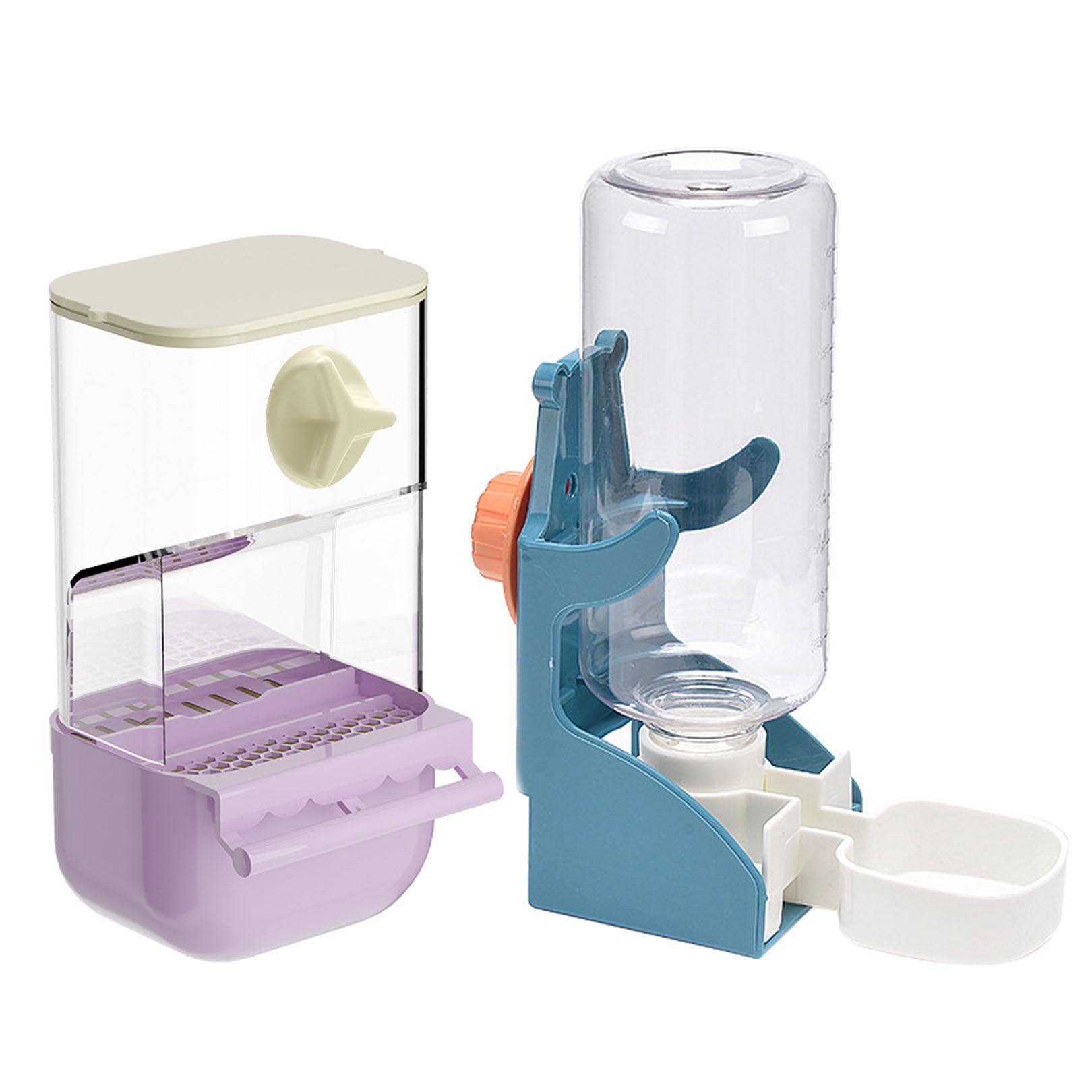 Paxlkuao No Mess Bird Feeder Water Dispenser Set - feeding and watering supplies pet | Mubboo