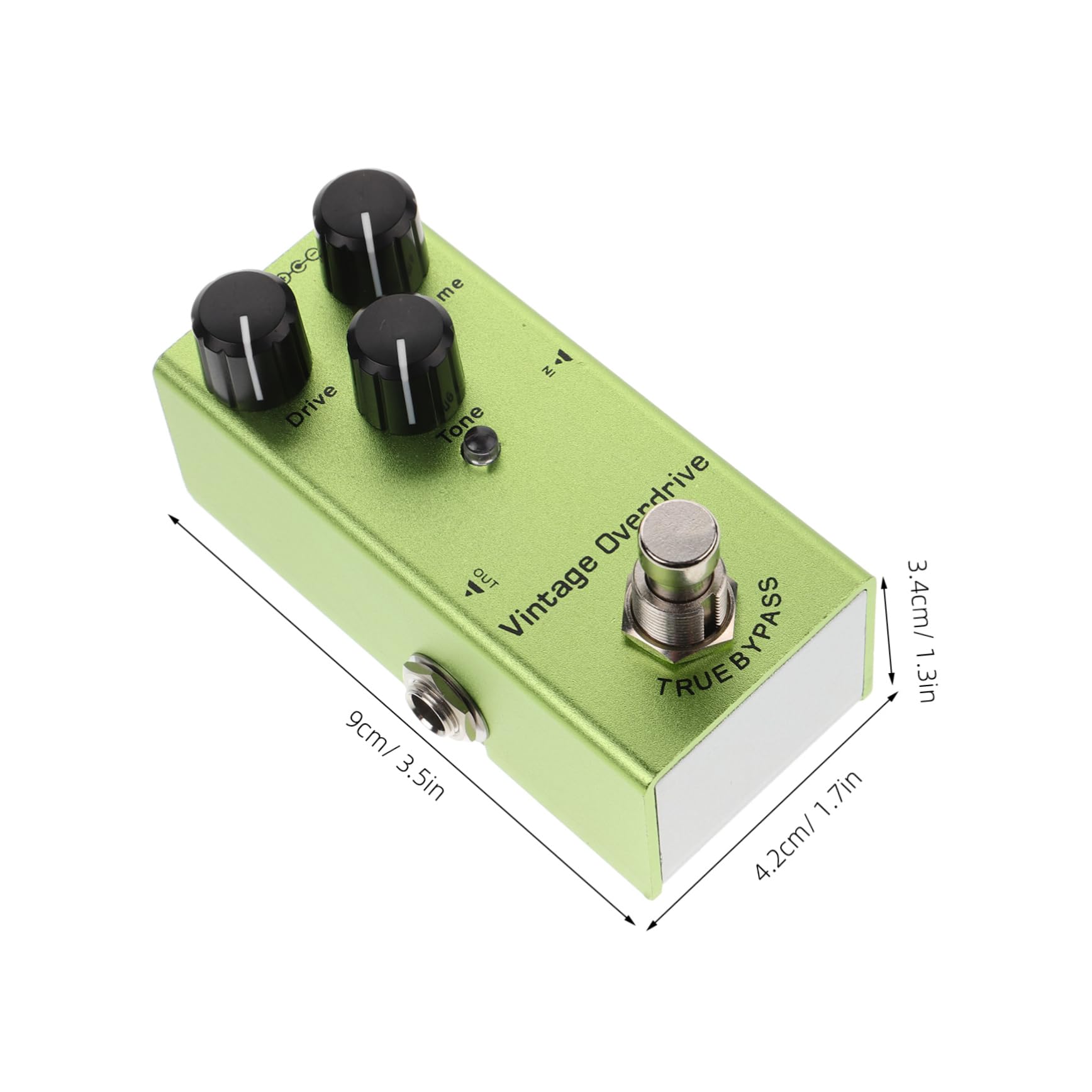 ibasenice 5-in-1 Mini Guitar Pedal Distortion Chorus Analog Delay Electric Guitar Effects Pedal