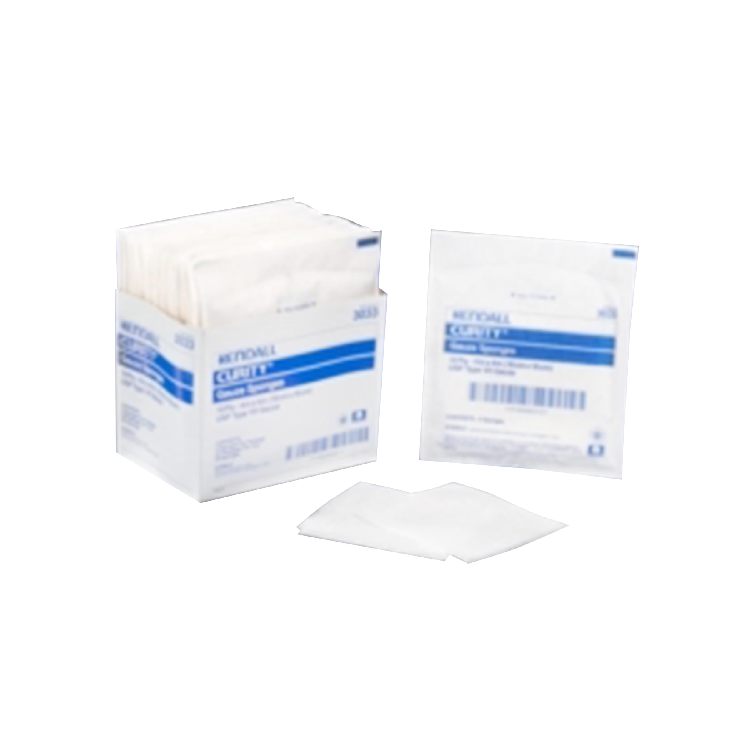 Cardinal Health™ Curity™ Premium Woven Gauze Pad, Sterile, 4 x 4IN, 12 Ply, 6309, Case of 1200