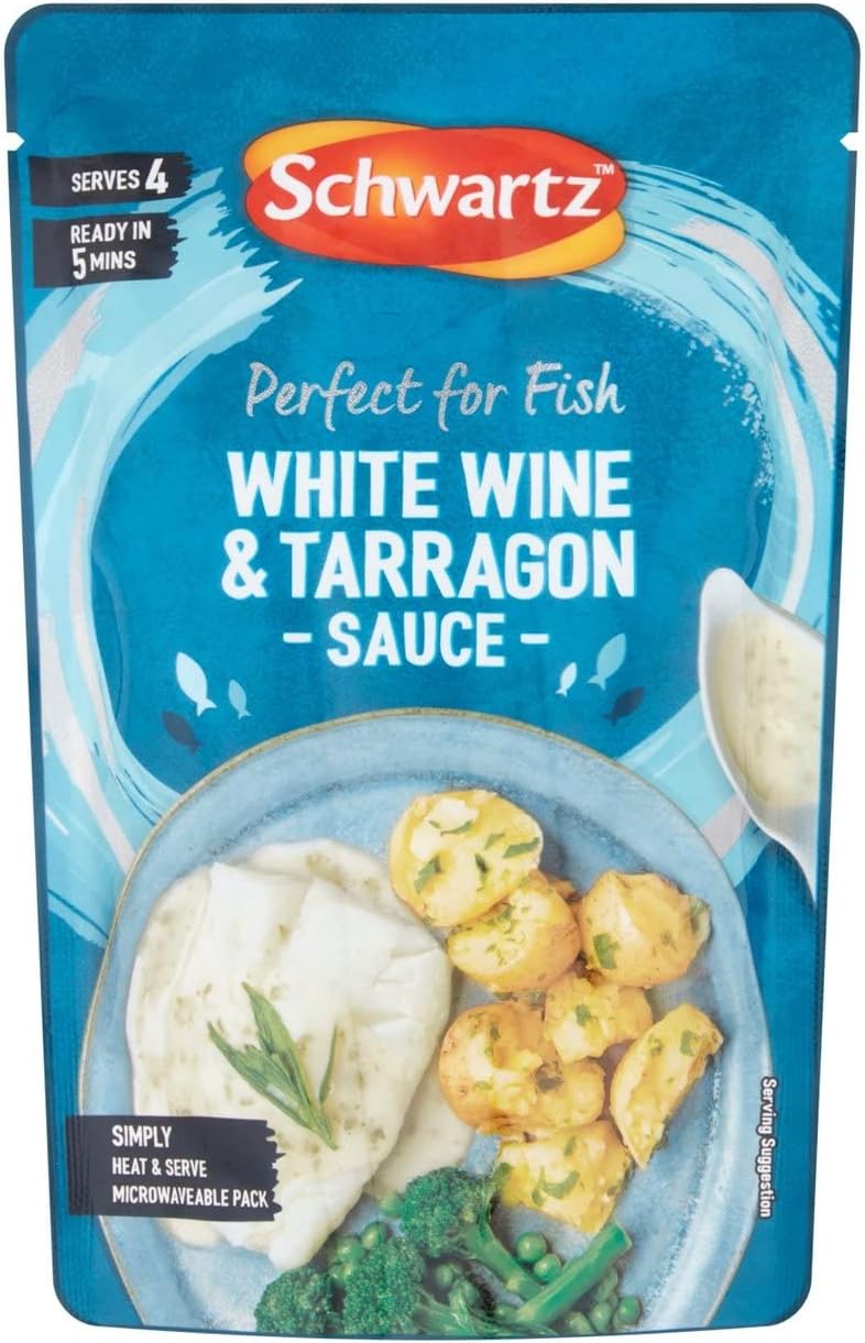 Schwartz White Wine & Tarragon Sauce For Fish, 300g