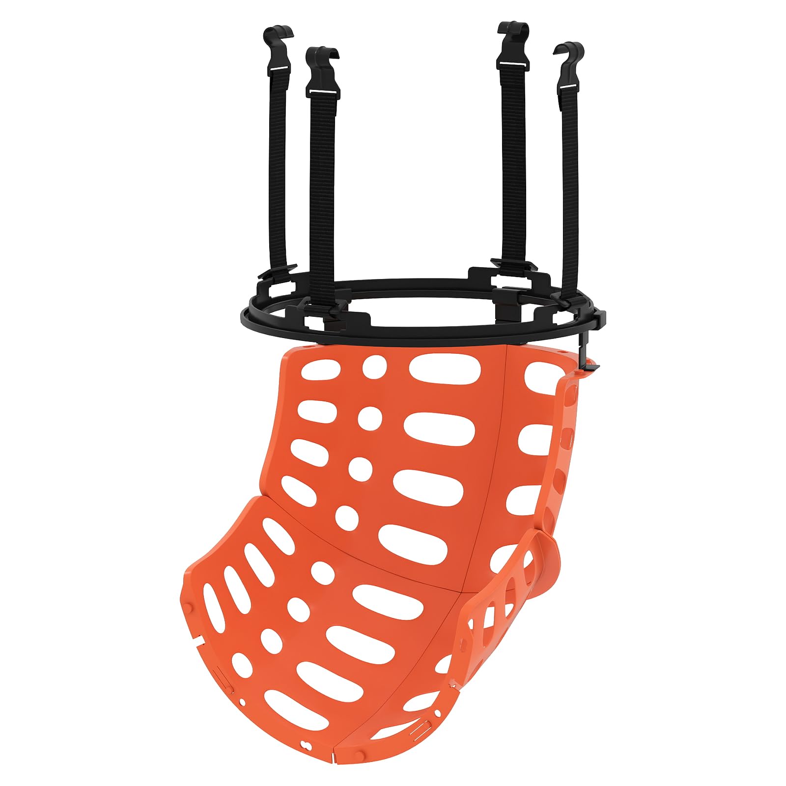 GYMAX Basketball Rebounder, 360° Rotating Basketball Shot Returner