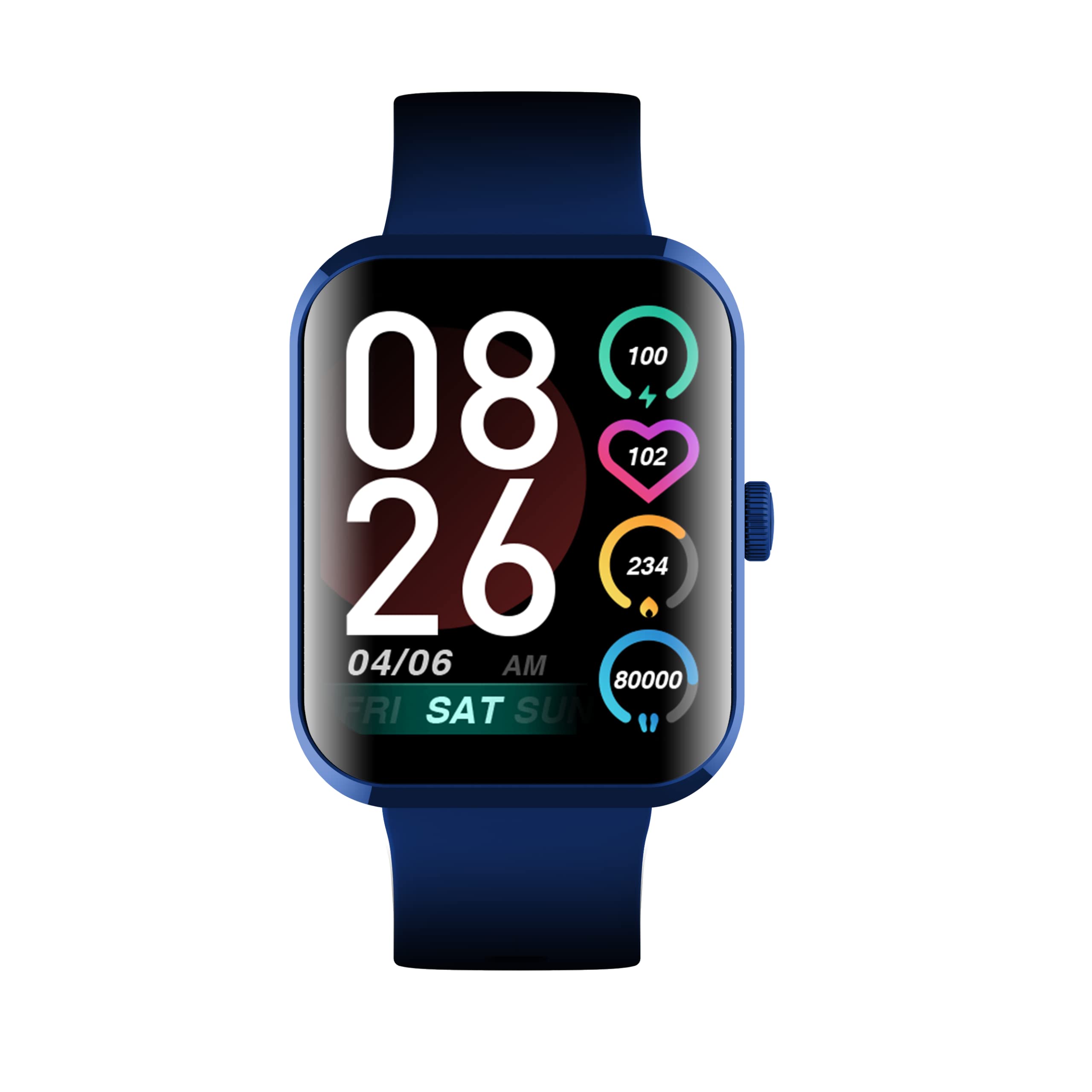 BENIO Smart Watch for Men and Women, 1.72" Fitness Tracker, 24/7Heart Rate/SpO2/Sleep Tracker, Multiple Dials & 23 Sports Modes Fitness Watch, IP67 Waterproof, Compatible with Android iOS