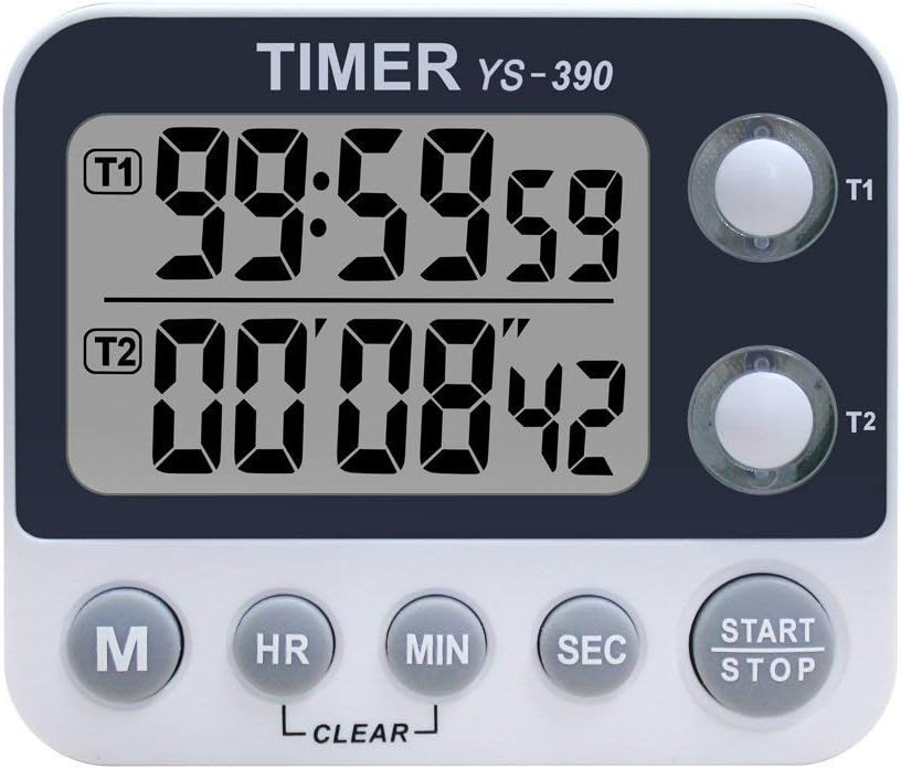 XREXS Digital Dual Kitchen Timer, Cooking Timer, Timer