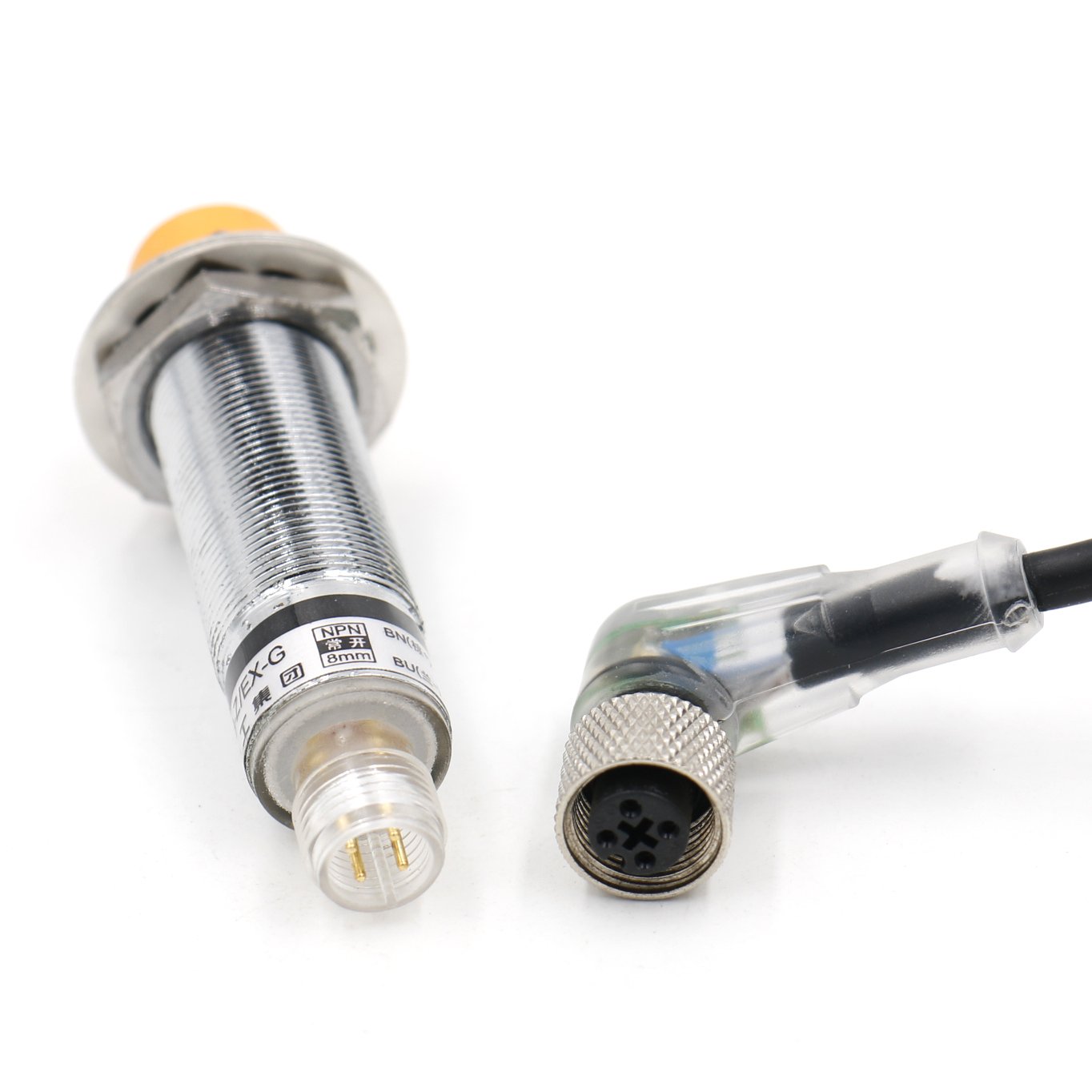 Heschen LJ18A3-8-Z/AX Näherungssensor – 8mm Abstand, NPN NC, 10-30VDC, 200mA, IP67, Mit LED, Für Industrie & DIY
