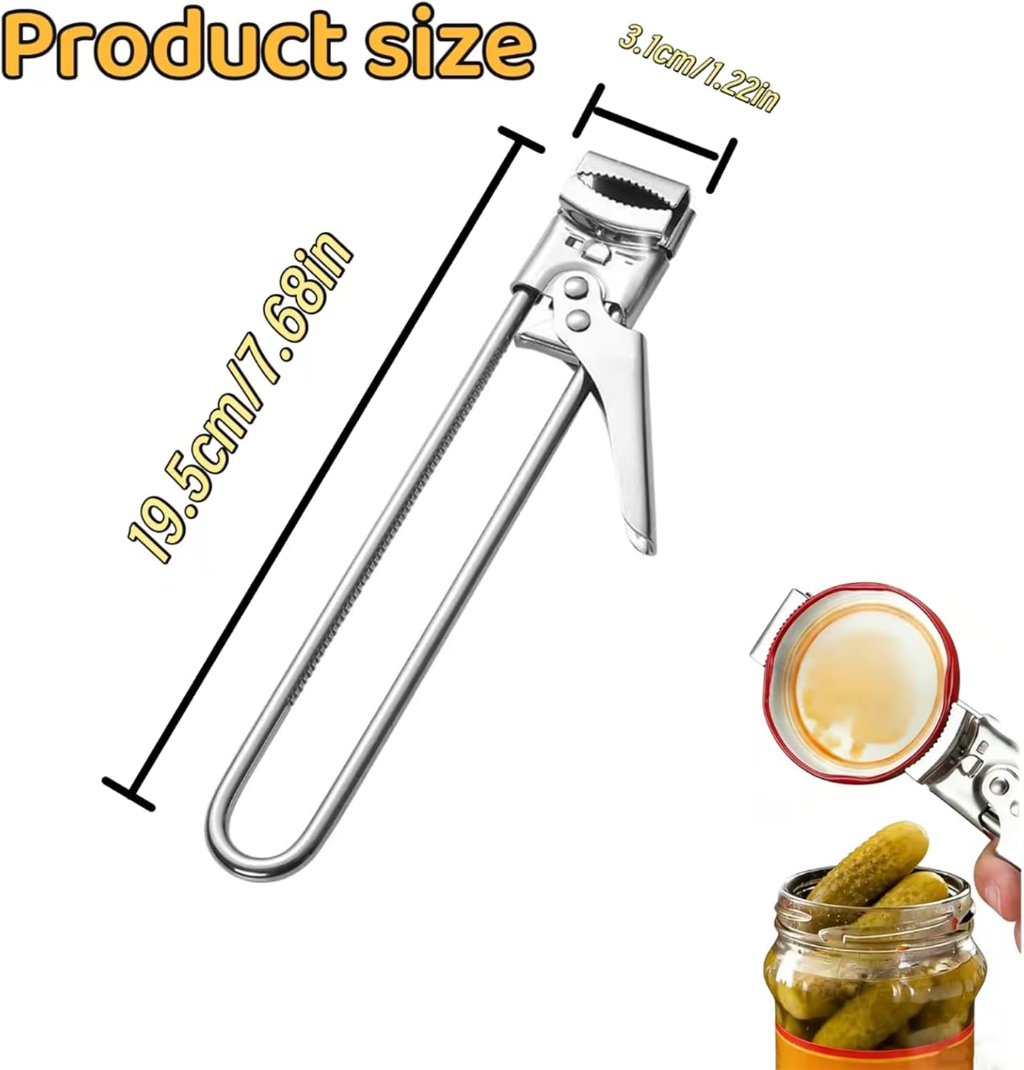 2026 New Adjustable Manual Stainless Steel Jar Opener for Weak Hands, Multifunctional Kitchen Gripper Tight Lid Bottle & Can Opener with Easy-Twist Upgrade (2)