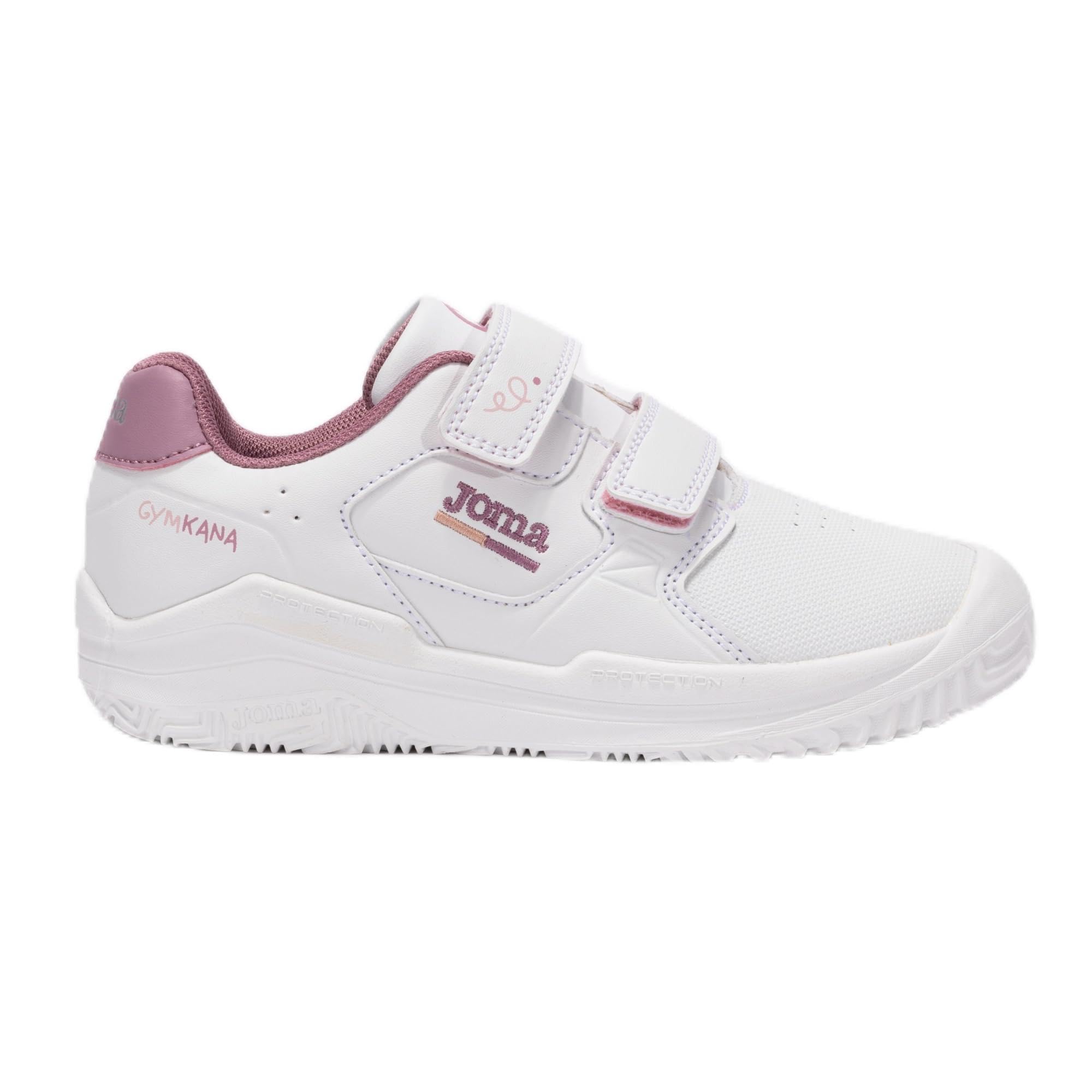 Joma Ginkana Jr 2529 Blanco Rosa, Zapatillas Unisex niños