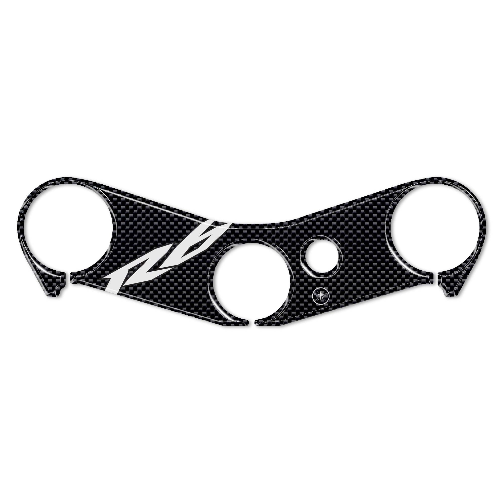 labelbike - Naklejka 3D z żywicy Dekoracyjna i Ochronna na płytkę widelca Motocyklowego kompatybilna z YAMAHA R6 2006-2016