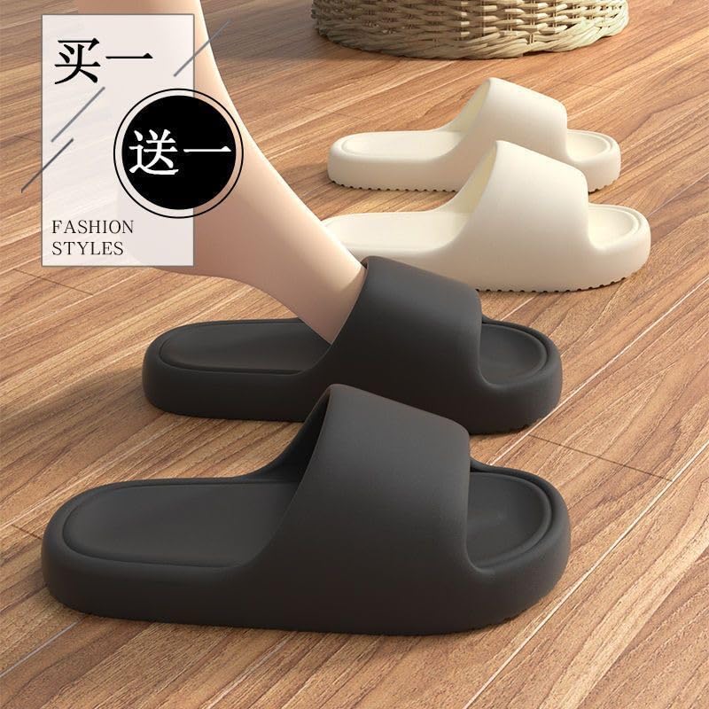 Image of DRUNKEN Slippers For Men Winter Sandals Casual Flats Home Footwear Man Girls Sliders Flip Flops Chappals Ladies Clogs Sleeper Slides Stylish Ortho Soft
