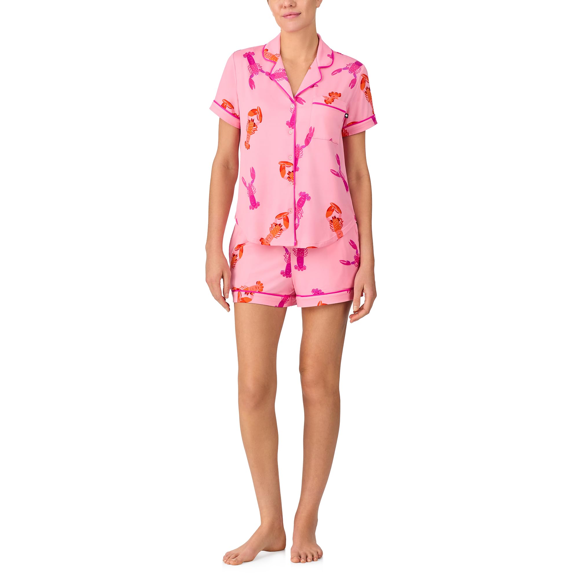 kate spade new york Short Sleeve Boxer PJ Set