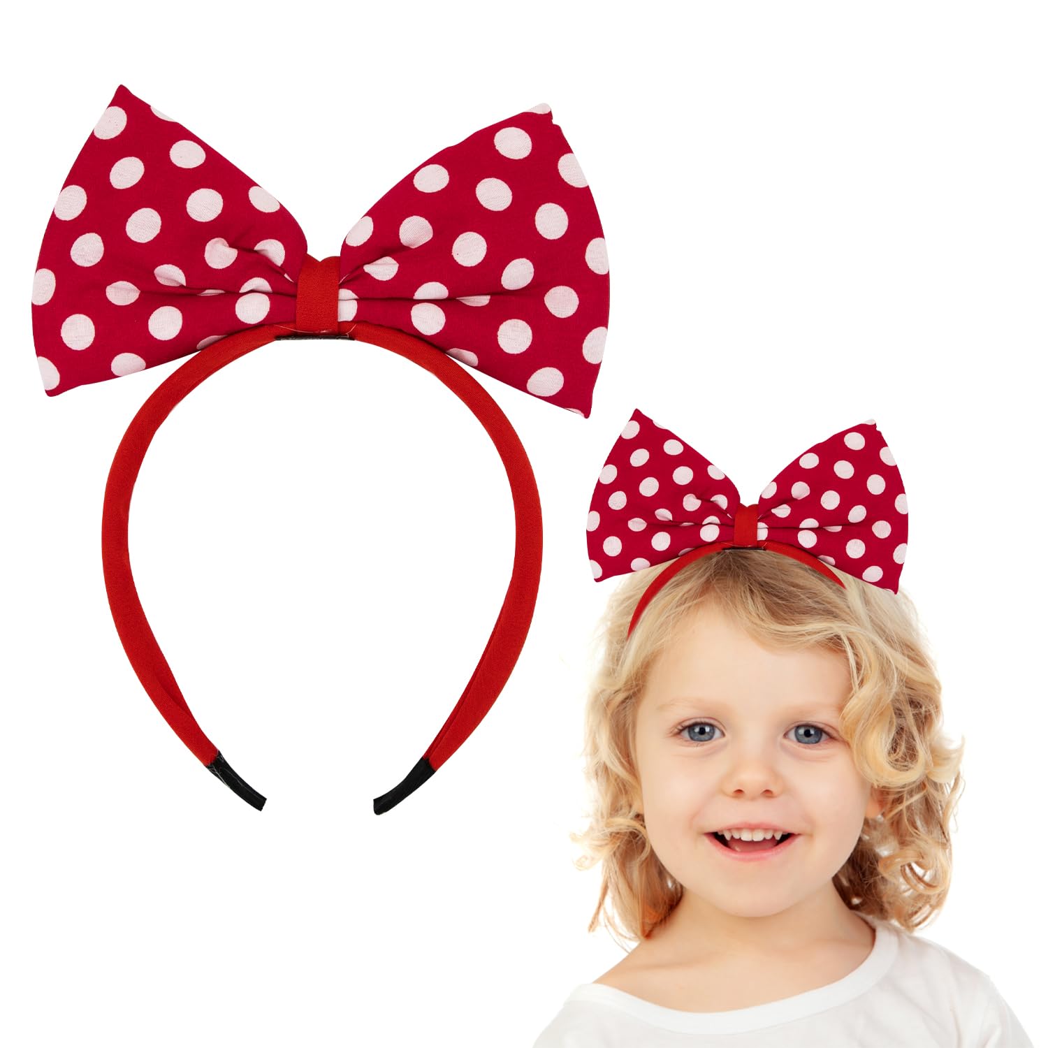 ALLY-MAGIC Haarreifen Mit Schleife – Schwarz, Vintage-Look, Für Mädchen & Damen