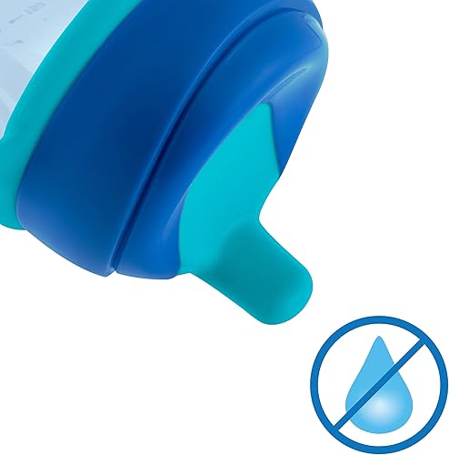 Miniatura 3 de Chicco Chicco - Taza de entrenamiento de boquilla semisuave sin derrames 7 onzas azul 6 M
