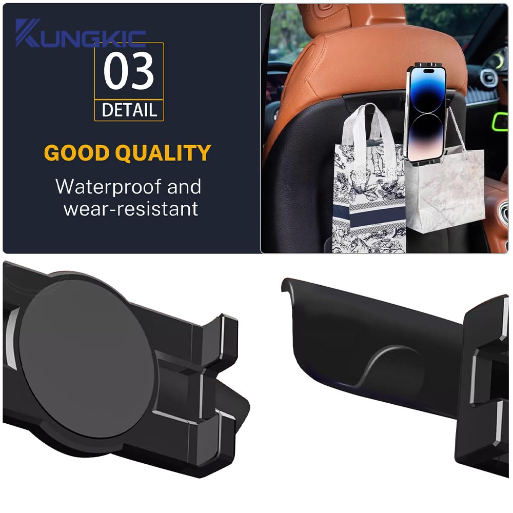KUNGKIC Supporto per tablet per Mercedes Benz Classe C E-Class GLC, estensibile, universale, rotazione a 360°, per tablet, 1 pezzo