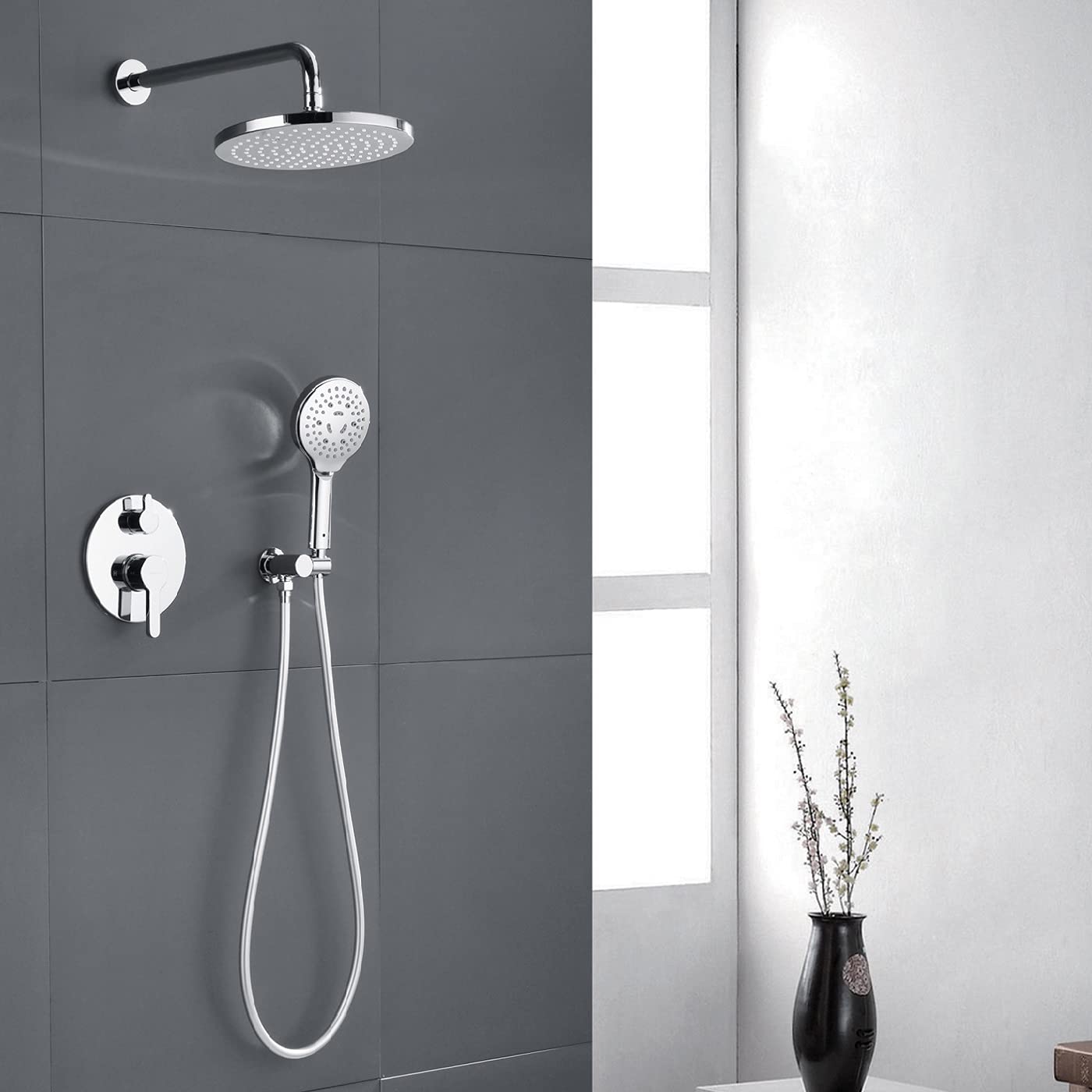 Buy Lavatrum Shower System, Wall ed Shower Faucet Set, for 10" Rain