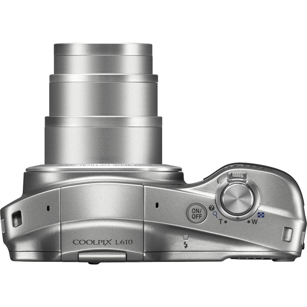 Buy Nikon Coolpix L610 16.0MP Point and Shoot Camera (Silver) with