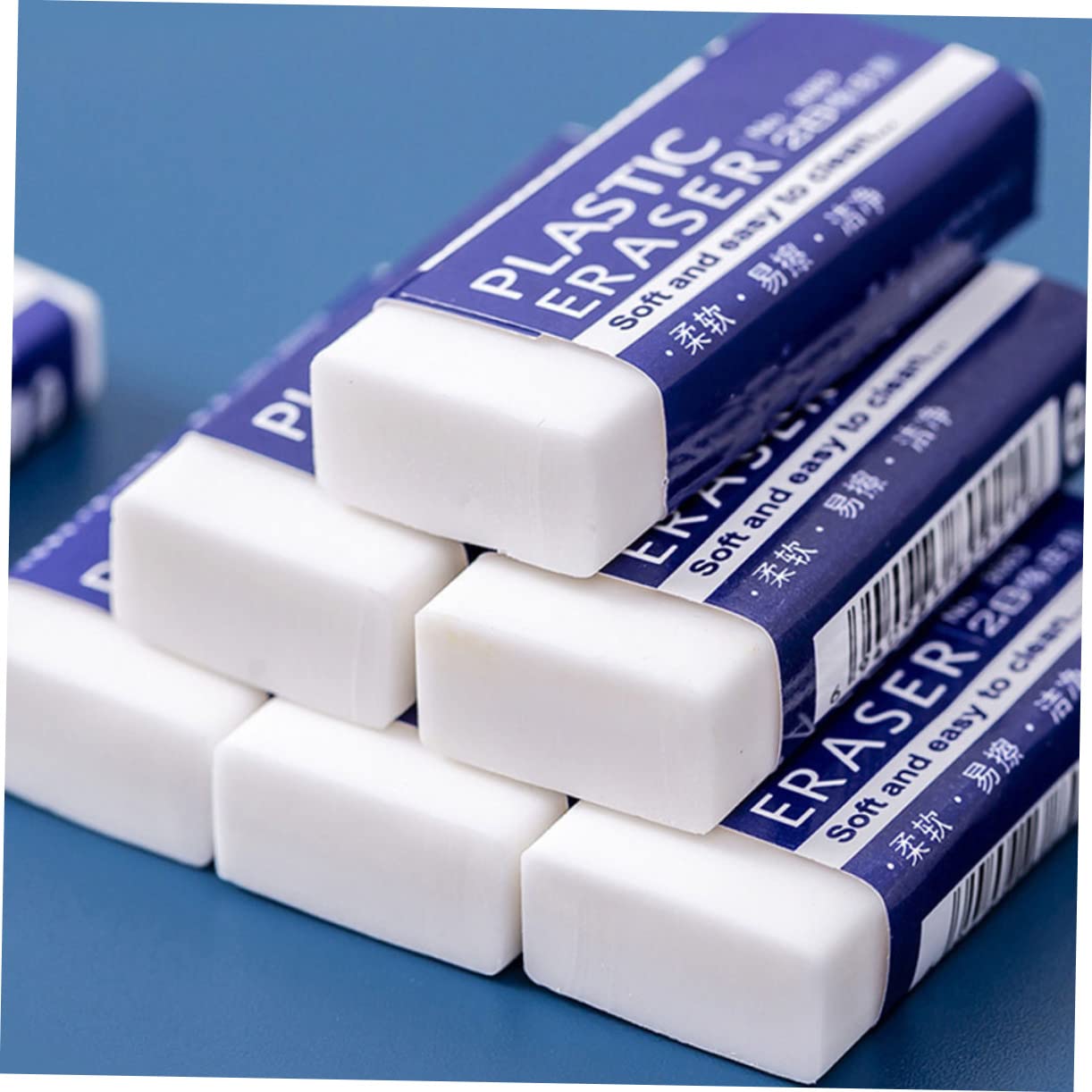 Gadpiparty 4 Ensembles Gommes À Effacer Pour Étudiants Gommes Scolaires Plastique Fournitures De Bureau Pour Écoles Et Tests Effaçage Facile Et Pratique 30 Pièces * 4