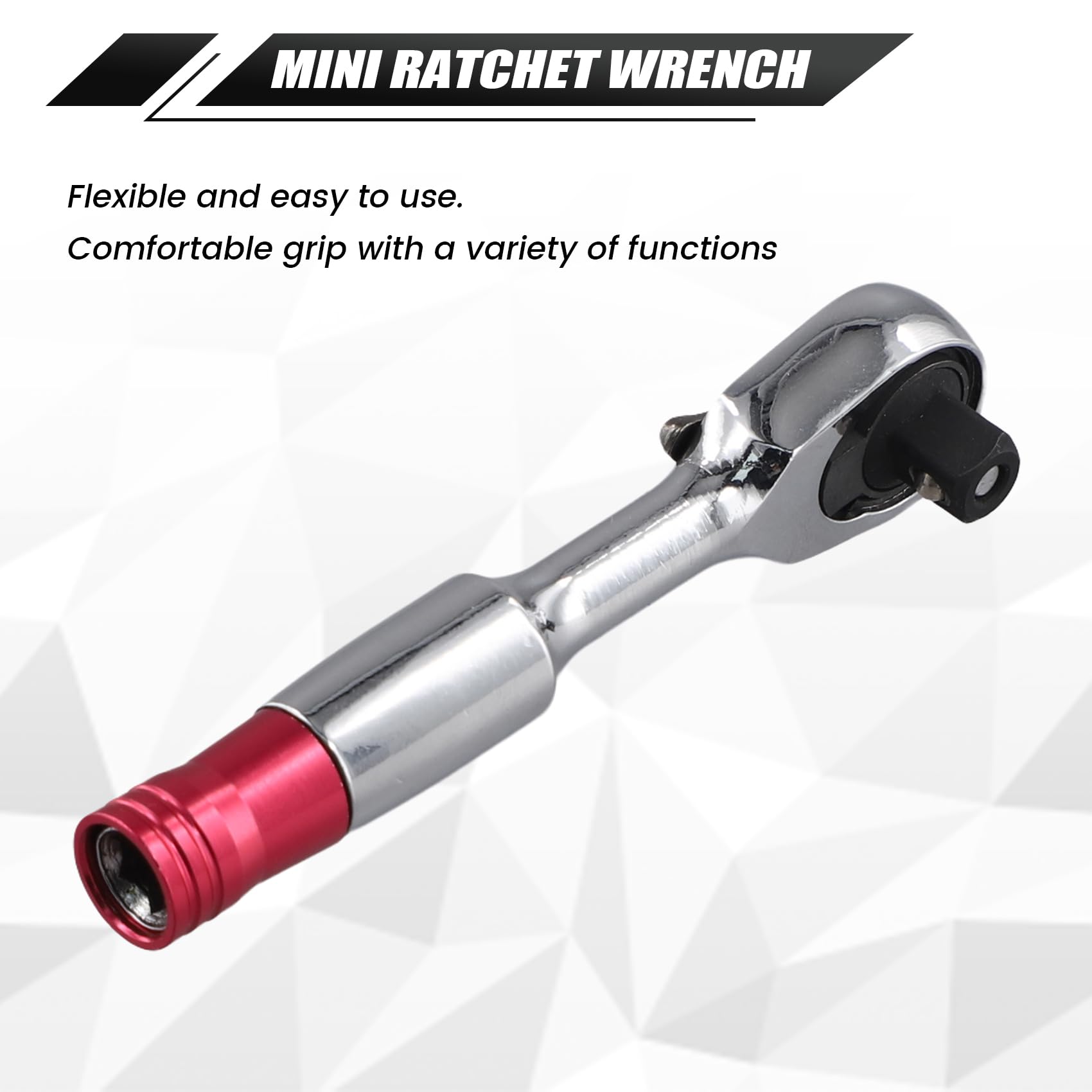 アングルラチェットレンチセット 2本組 ラチェットメガネレンチ 4-in-1 シグネット 4サイズ対応メガネラチェットレンチ2本セット 30704