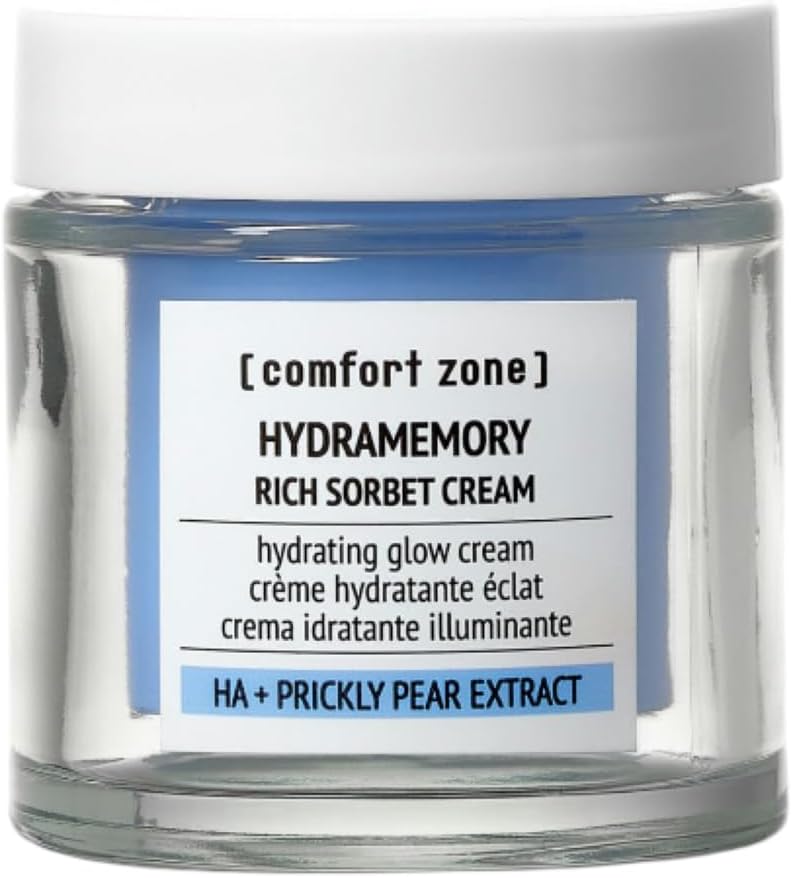 - [ comfort zone ] Hydramemory Rich Sorbet Cream | Hydrating Glow Cream For Long-Lasting Moisturized, Firm, And Radiant Skin | All Day Softness