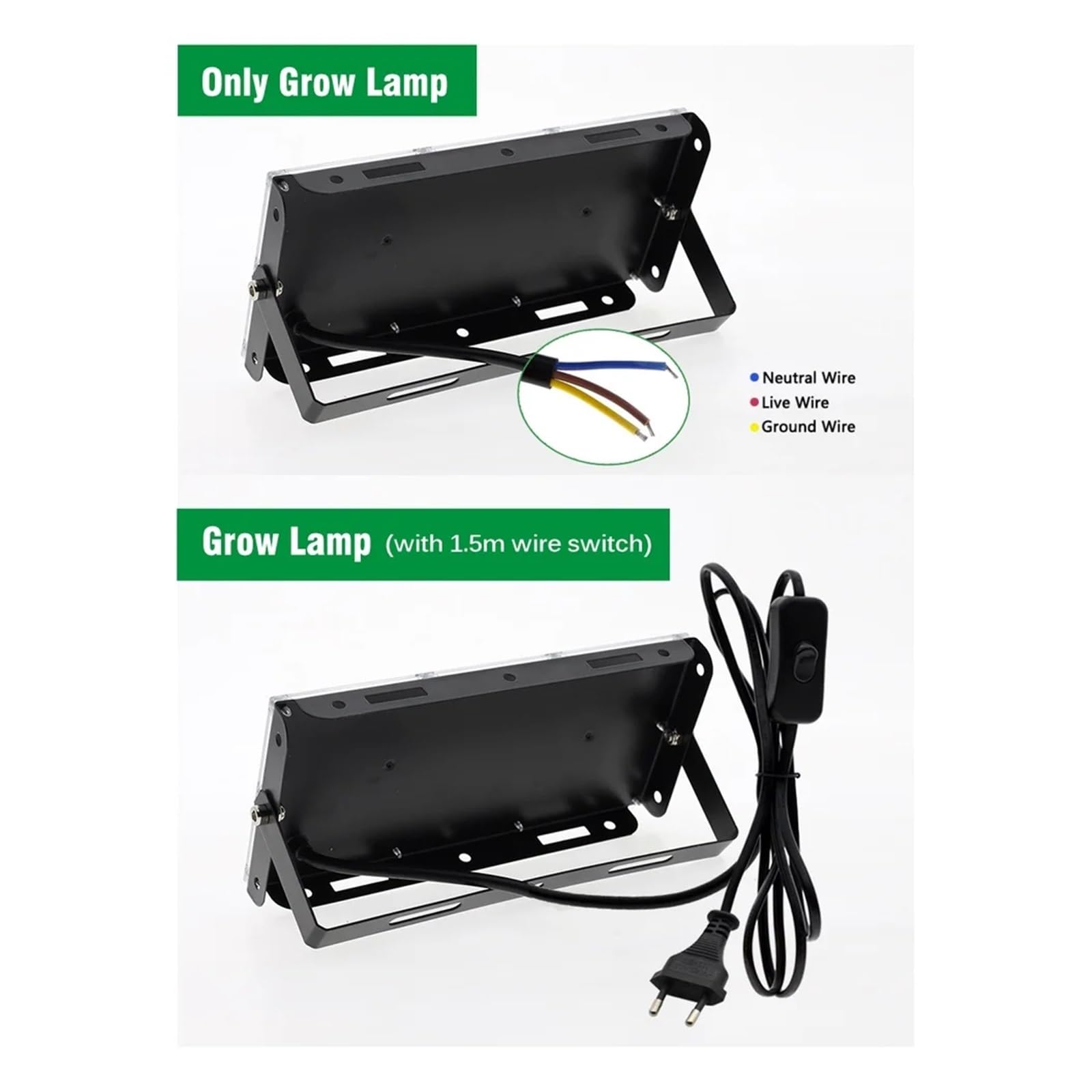 Lampada per Piante, LED Coltiva La Luce Phytolamp Spettro Completo 50W 100W 200W 300W, Lampada for Coltivazione di Piante Phyto Luci Nere for Coltivazione Interna di Fiori(100W)