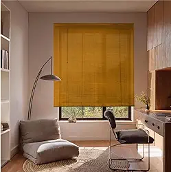 Persiana de Bambu Rolô Evolux Bahaus 1,00x2,20m Cedro – Ideal para Sala, Escritório, Quarto ou Varanda Coberta