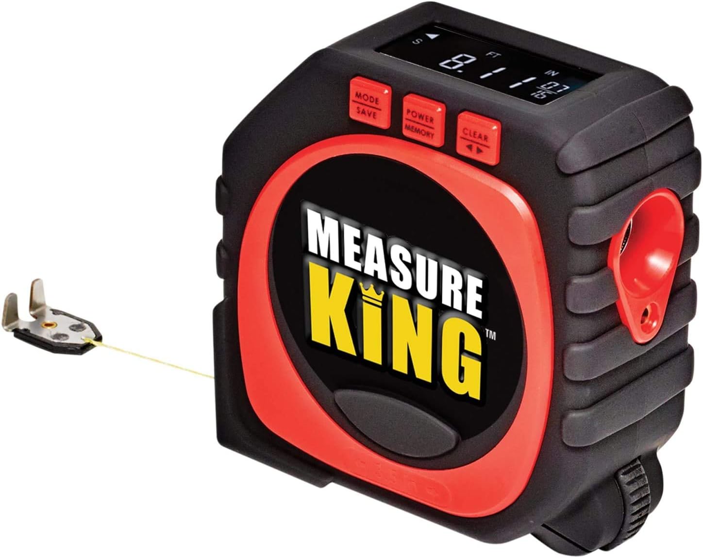 Measure King 3-in-1 Digital Tape Measure String Mode, Sonic Mode & Roller Mode