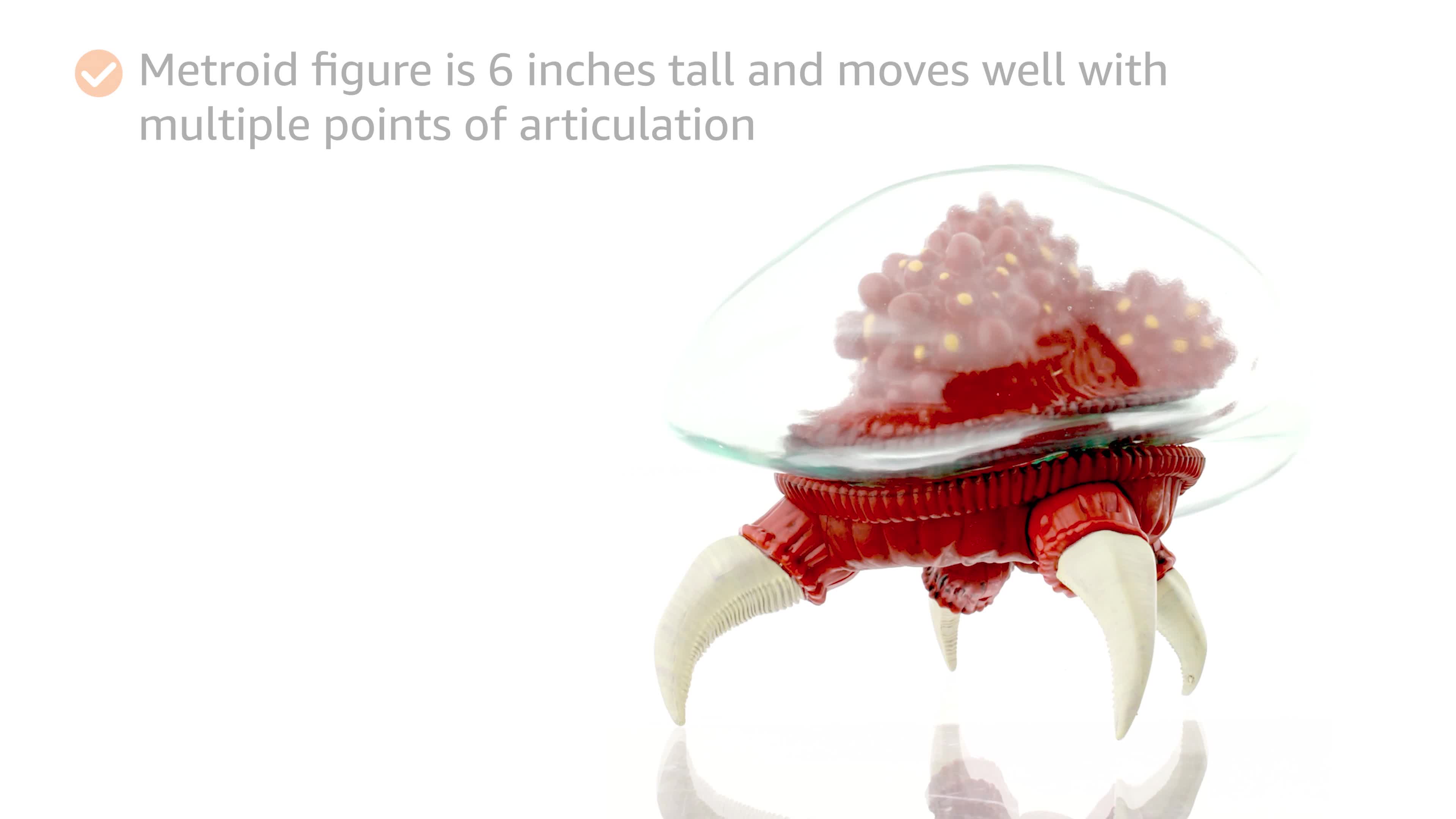 Amazon.com: Super Mario 6-Inch Metroid Action Figure, Packaging