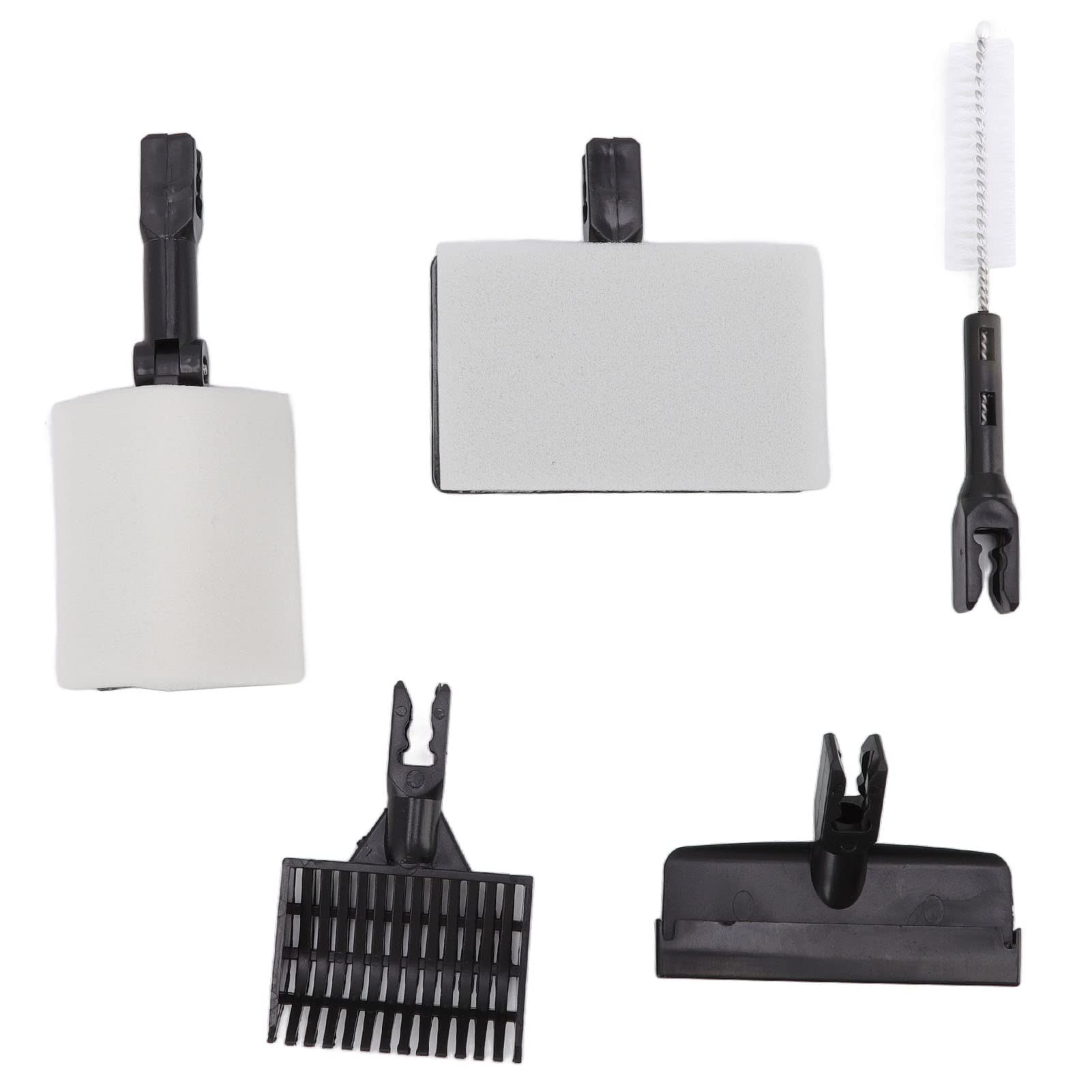 Cryfokt Juego de Herramientas de Limpieza de Peceras Kit Duradero 6 en 1 con Telescópico para Mantenimiento de Acuarios para Acuaristas Material: ABS