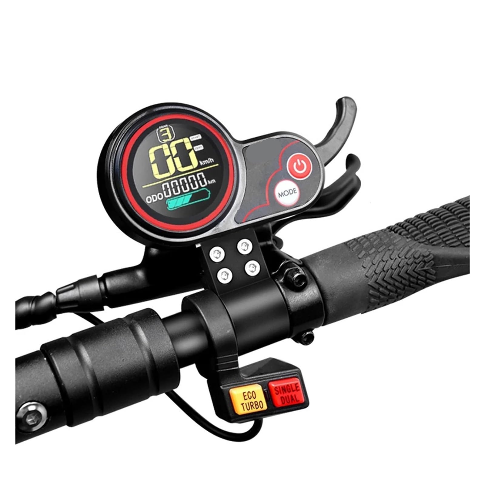 Interruttore display velocità potenza misuratore LCD scooter elettrico, for Kugoo, for M4 Pro FLJ T113 Janobike, for ZERO, 10 accessori universali for bici elettriche Cruscotto per scooter ele