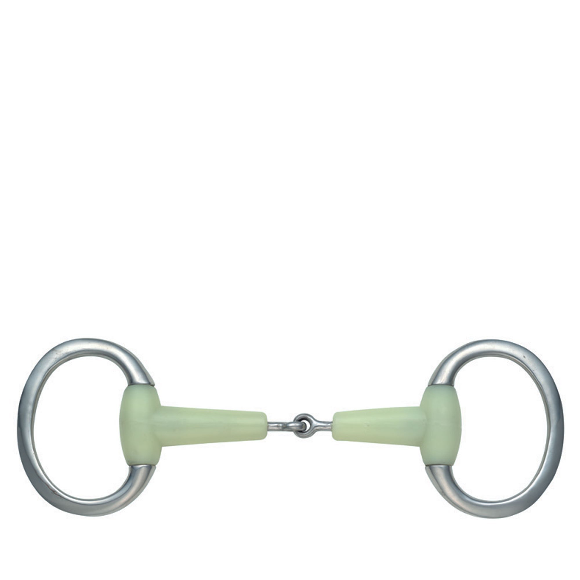 Shires Equikind Jointed Eggbutt Flat Ring 4.5"