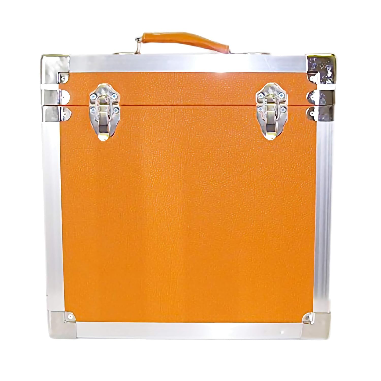 Steepletone Aufbewahrungsbox für LPs, Alben, Vinyl, DJs, Schallplatten, Farbe: Gelb