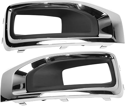 Fog Light Cover Front Primed for GMC Yukon 2015-2020 | Set of 2, OE# 14235435 GM1038187 GM1039187, Direct Fit