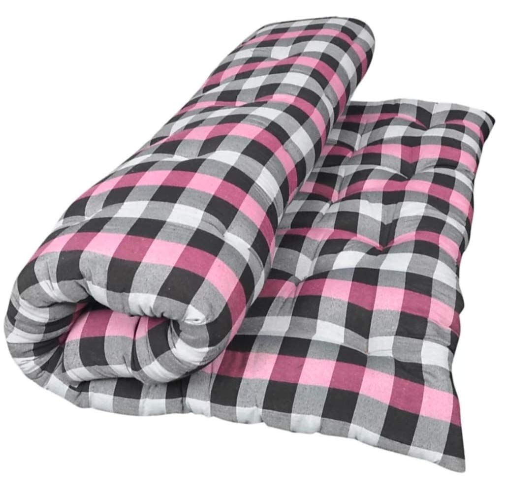 AMI Soft Cotton Filled 1 Sleeping Capacity Medium Mattress/Gadda (Multicolour, 3 x 6 ft or 72 x 36 Inch)-image-5