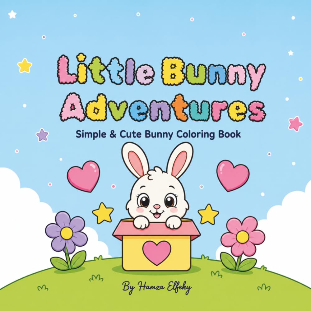Little Bunny Adventure: Grab your colors and enjoy a relaxing, fun-filled coloring journey with your cute bunny friend.