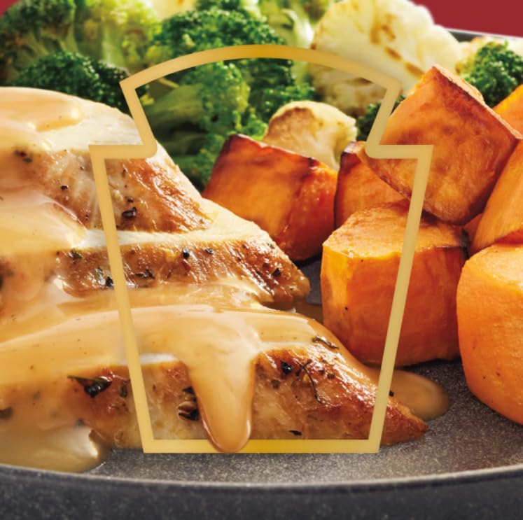 Image of Heinz HomeStyle Classic Chicken Gravy, Savory Poultry Base, Ready to Serve Gravy for Quick Mashed Potatoes and Easy Roast Meals, 12 Ounce (Pack of 2)