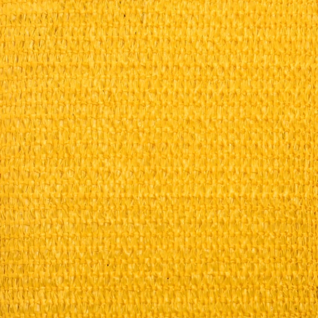 Tenda parasole quadrata, 2 x 2 m, colore giallo, protezione dai