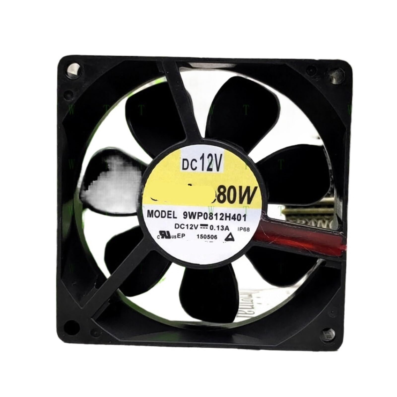 QNEZIQTMH 9WP0812H401 12V 8025 0.13A Waterproof Cooling Fan